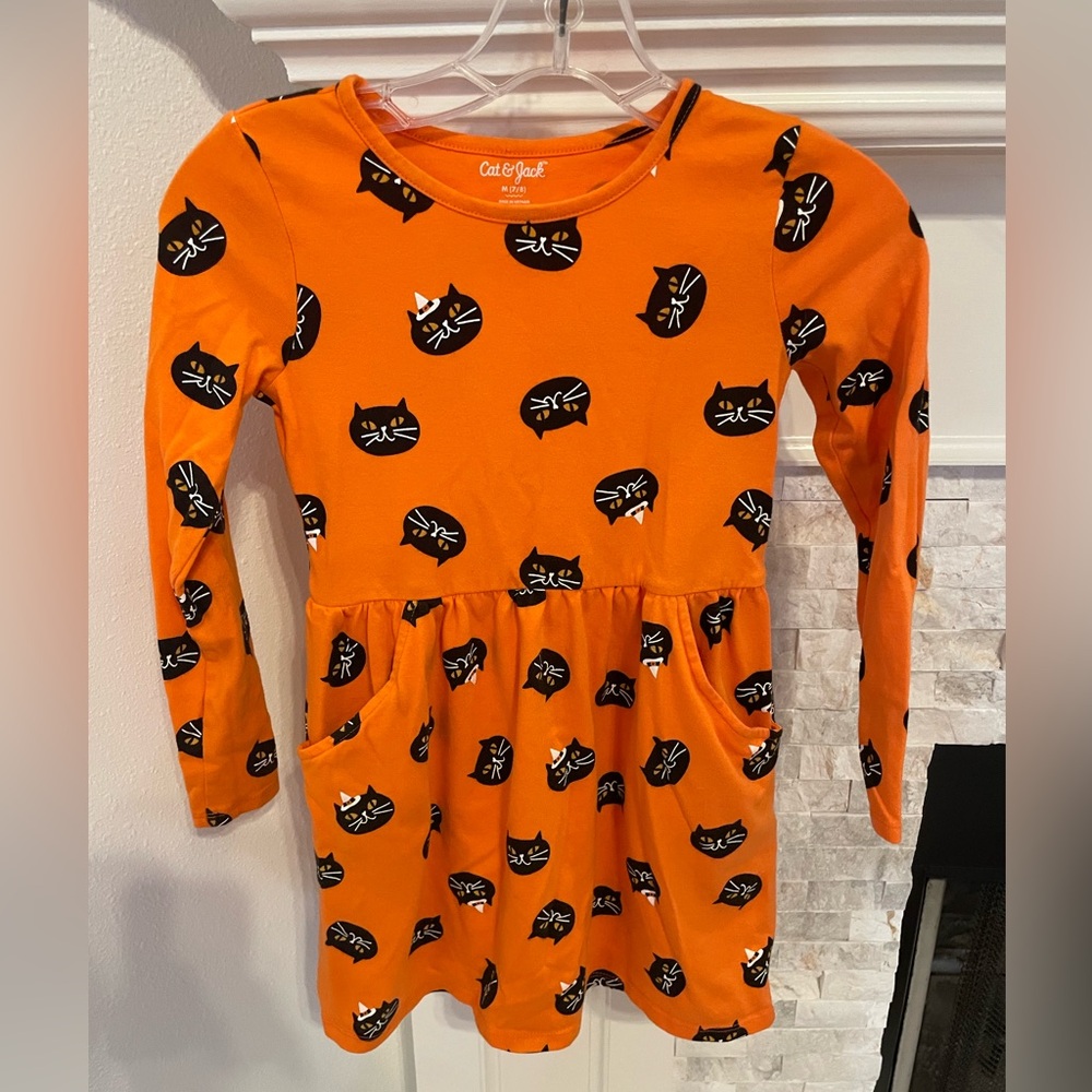 Girls Halloween dress M (7/8)
